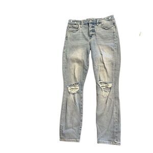 Good American Distressed Jeans Sz 8